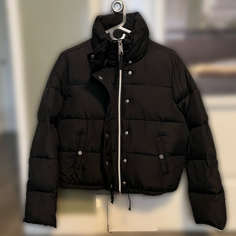 Hollister Black Puffer Jacket